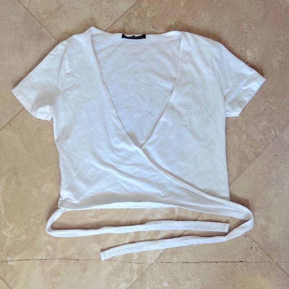 Teens Brandy Melville Wrapped Top